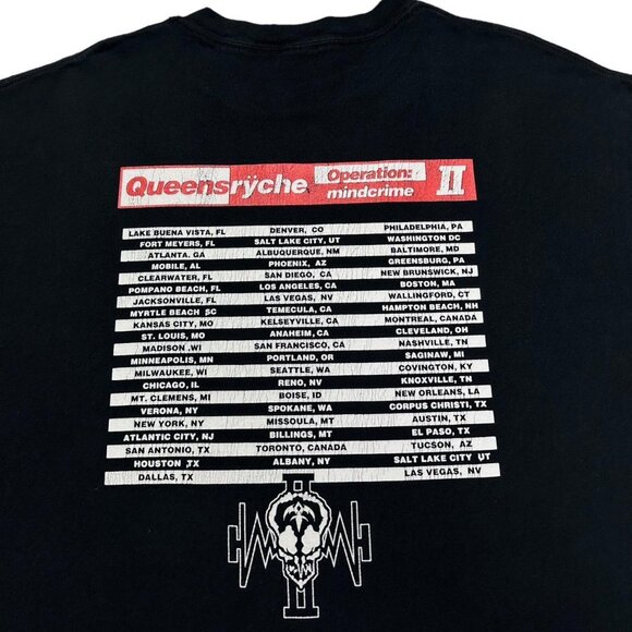 Y2K Queensryche Operation Mindcrime 2 T-Shirt - Picture 5 of 6
